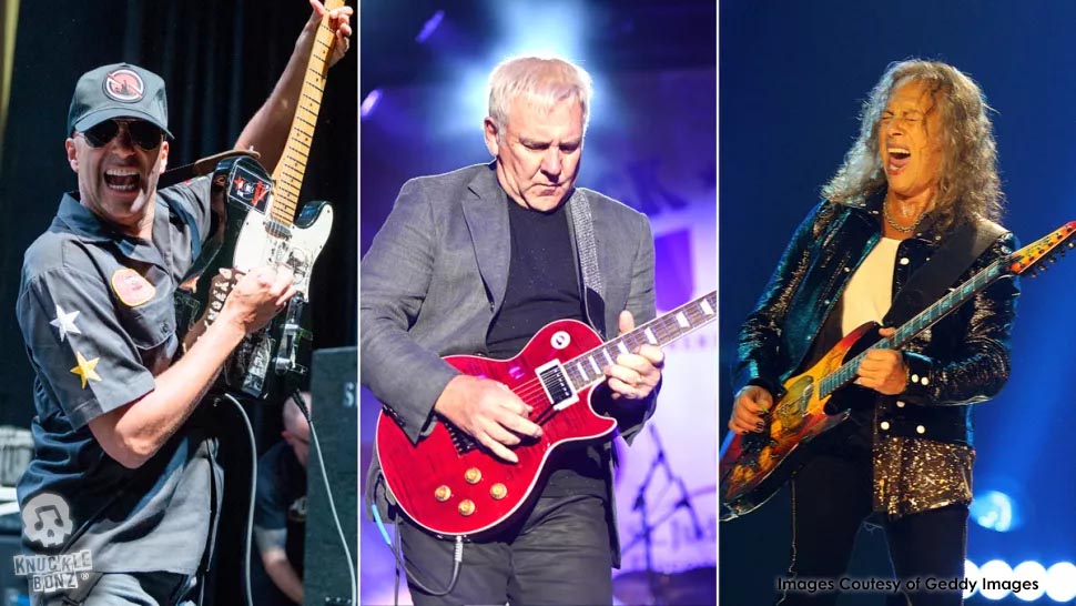 Tom Morello Trades Licks w/ Alex Lifeson and Kirk Hammet